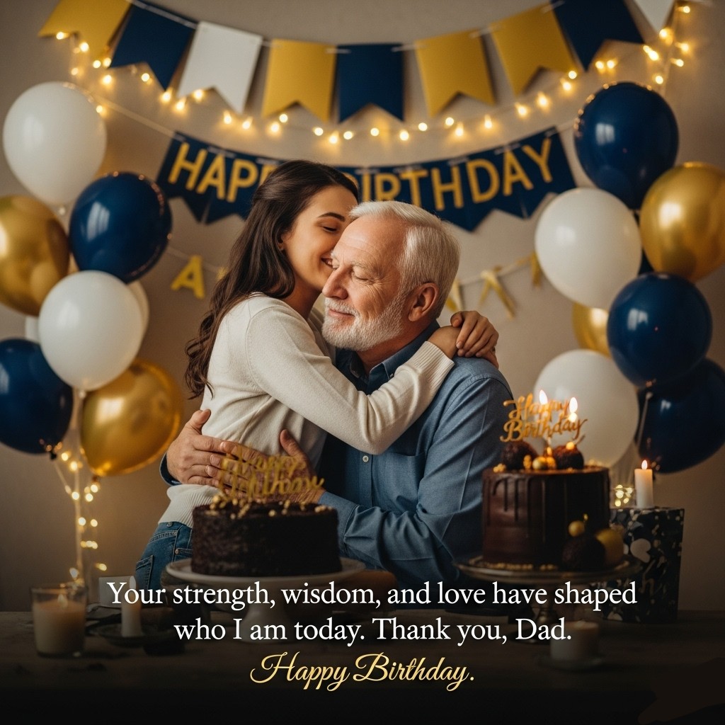 Your strength, wisdom, and love have shaped who I am today. Thank you, Dad. Happy Birthday